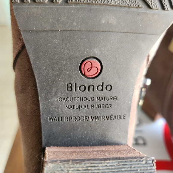 Blondo Dark Taupe Bootie 7.5 - Picture 11 of 12
